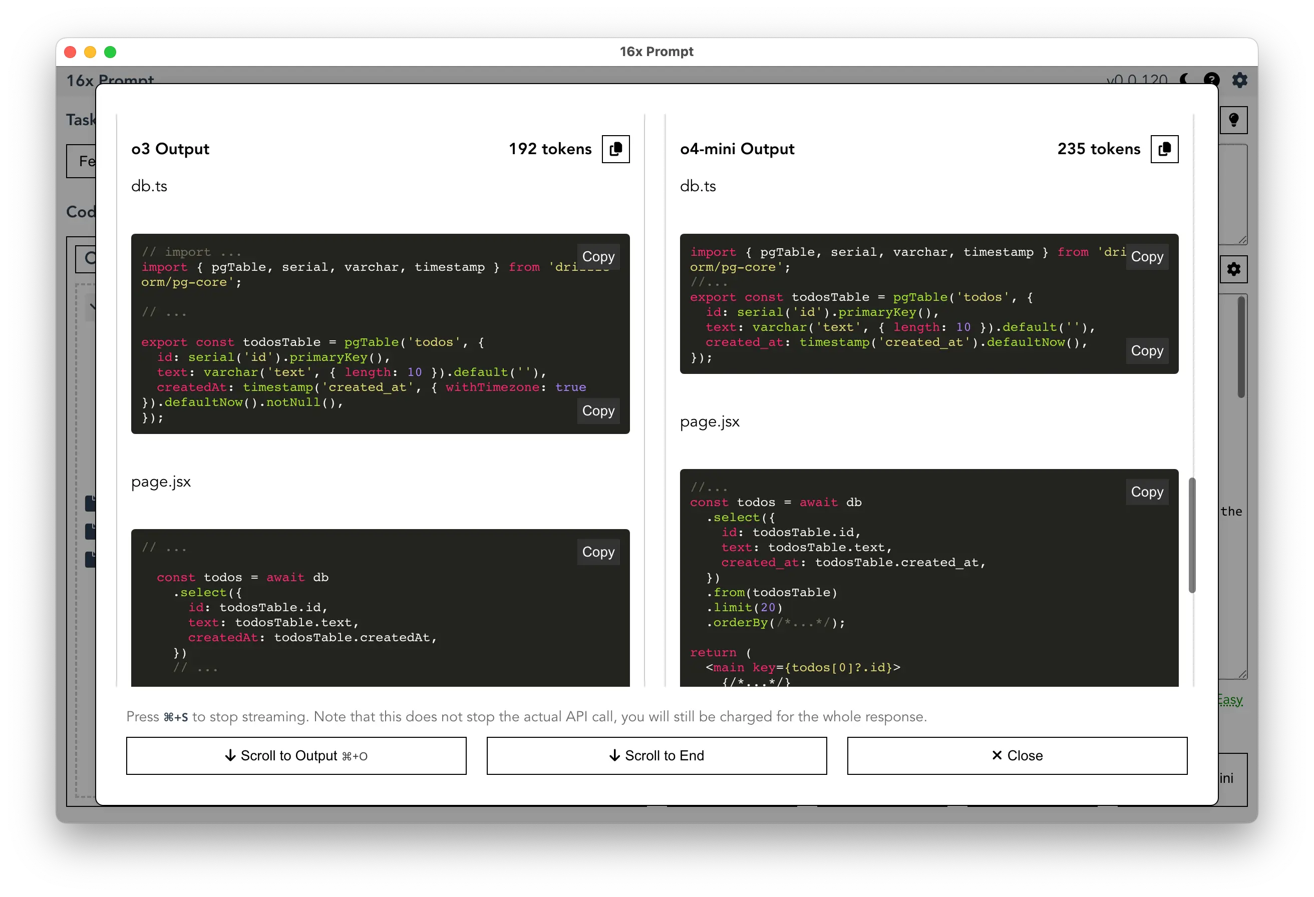 Release 0.0.120 - OpenAI o3 and o4-mini