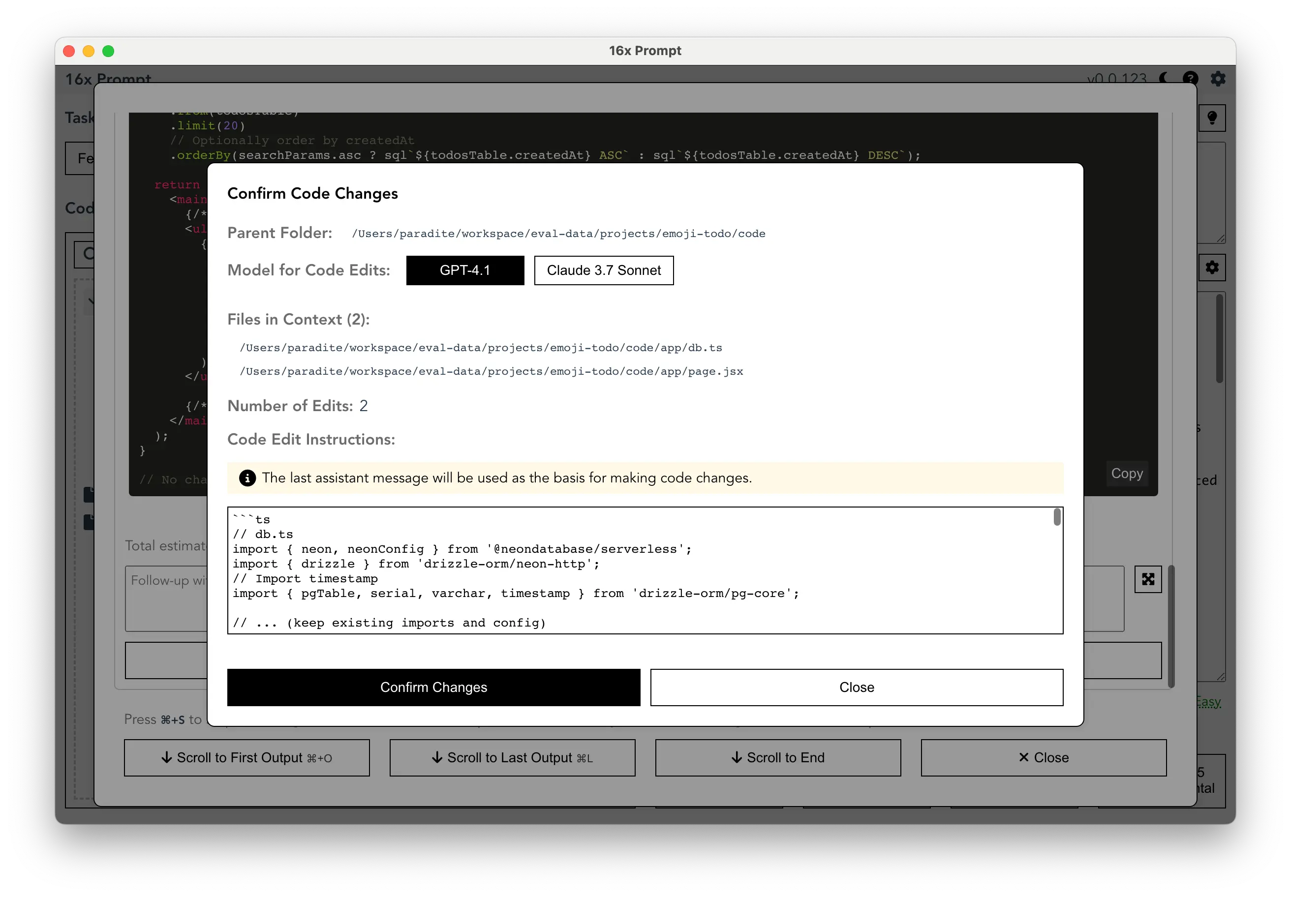 Release 0.0.124 - Code Edit (Beta) 1