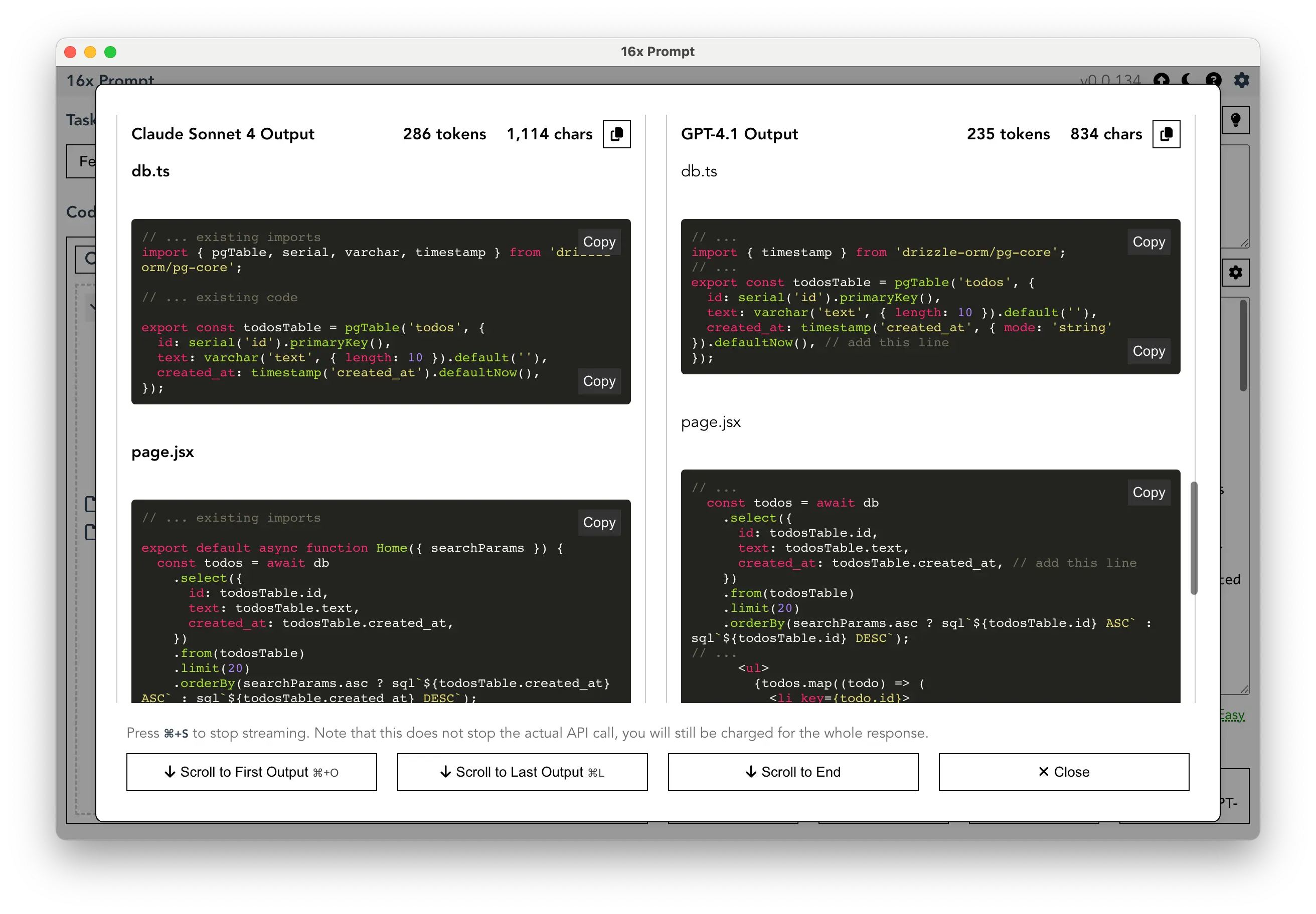 Release 0.0.134 - Claude Sonnet 4 and Claude Opus 4