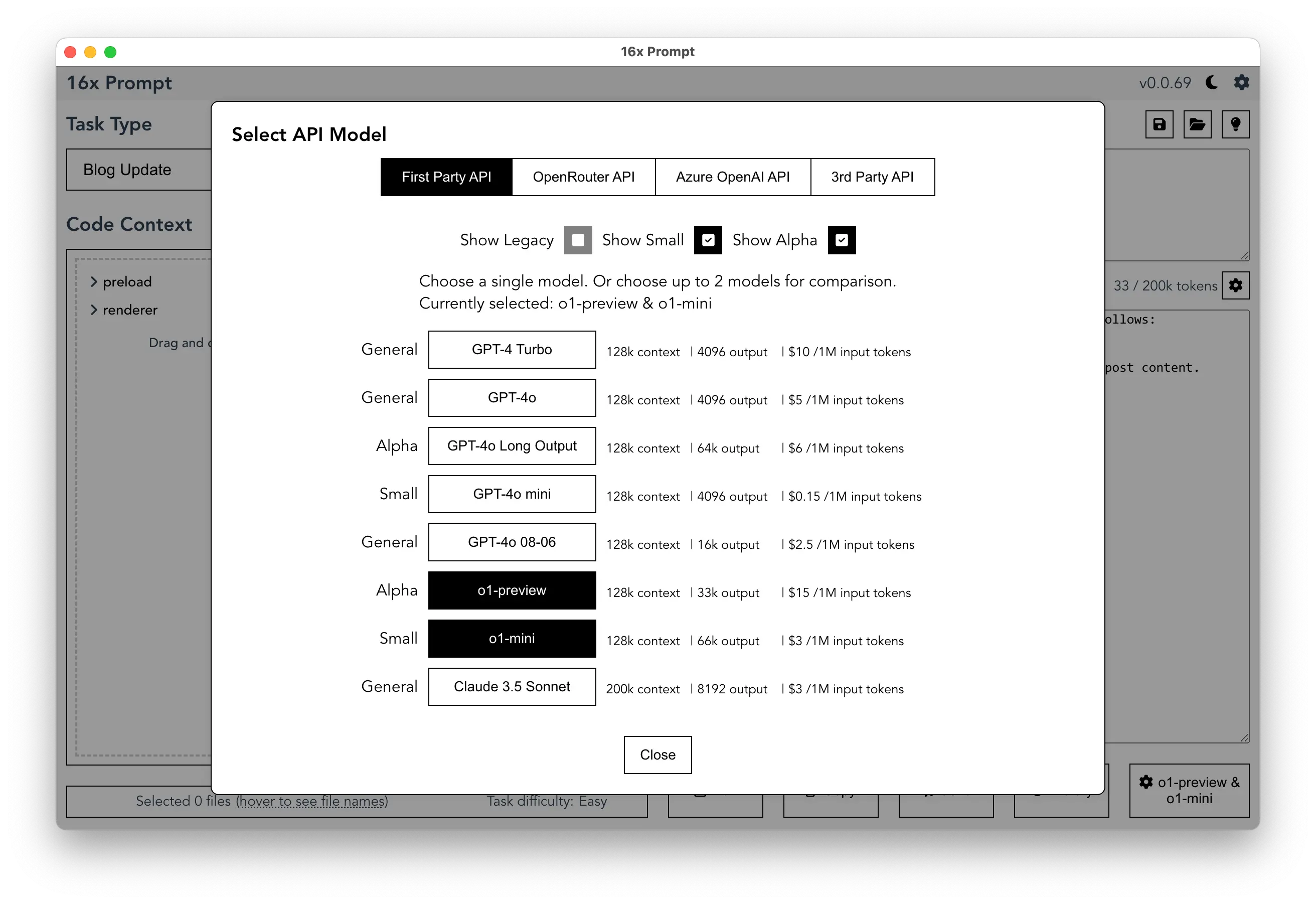 Release 0.0.69 - OpenAI O1 Models